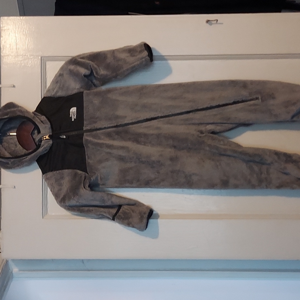 The North Face Kids Gray Hooded Jacket